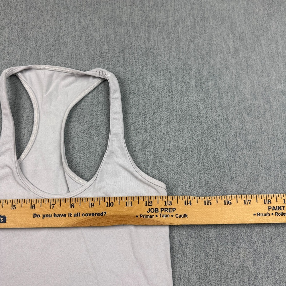 Lululemon Tank Top Womens 4 Gray‎ Cool Racerback Stretch Yoga Workout Athletic - Picture 3 of 7